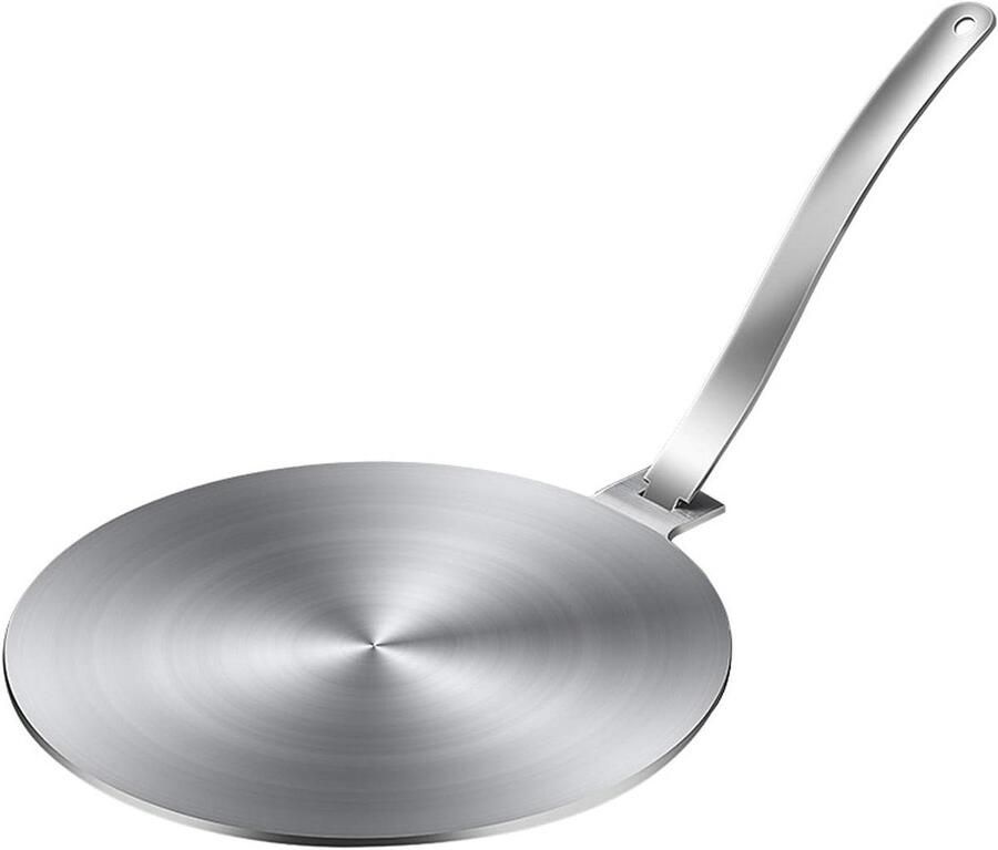 Inductiekookplaat Draagbare kookplaat Snel Koken Gelijkmatige Warmte 26.8 cm Zilver