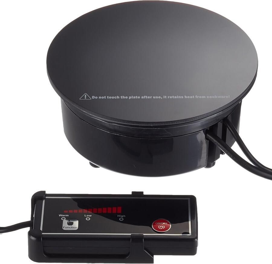 Inductiekookplaat Draagbare Kookplaat Snel Koken Krasbestendig Oppervlak 18 cm Diameter
