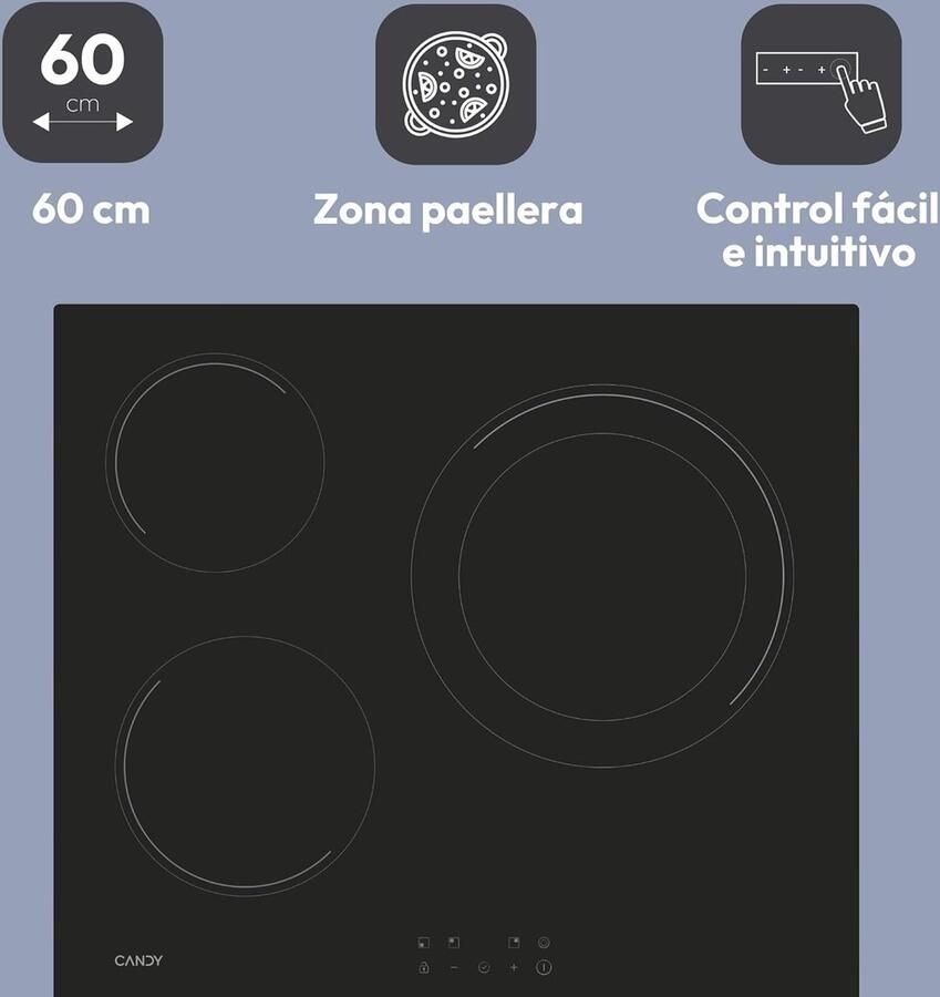 Inductiekookplaat Keramische kookplaat Keuken Renoveren Touch Bediening 3344 x 495 cm Zwart