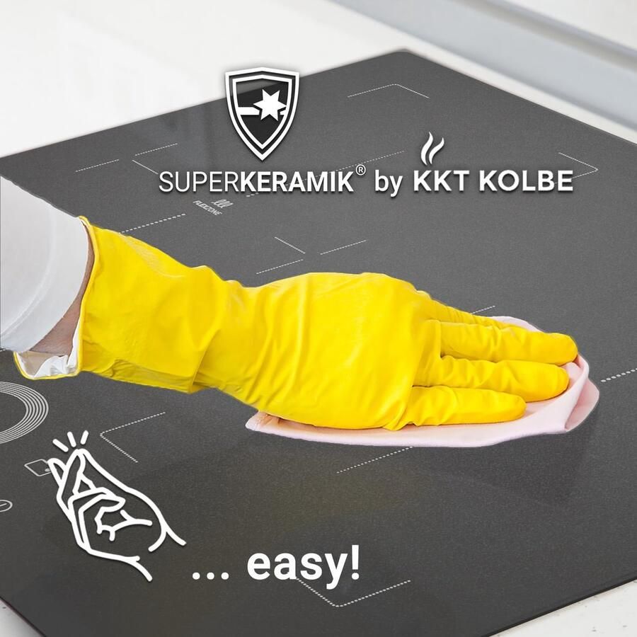 Inductiekookplaat Kookplaat Elektrisch Snel Koken Flexzones 60 cm Zwart - Foto 2