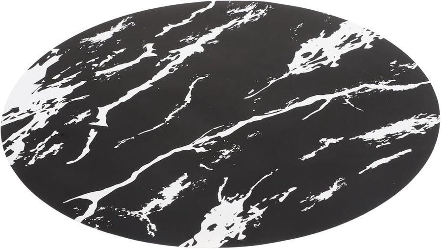 Inductiekookplaat Mat Beschermmat Kookplaat Koken Beschermen Antiaanbak Siliconen Φ24cm Zwart