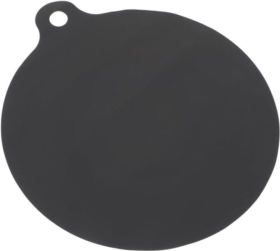 Inductiekookplaat Mat Beschermmat Kookplaat Koken en Bakken Hittebestendig Siliconen 19x16.5 cm Zwart