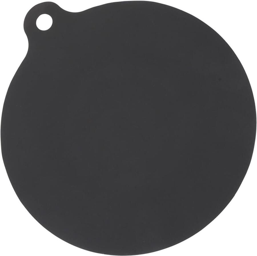 Inductiekookplaat Mat Beschermmat Siliconen Kookplaat Beschermen Hittebestendig Antislip 19 x 16 cm Zwart