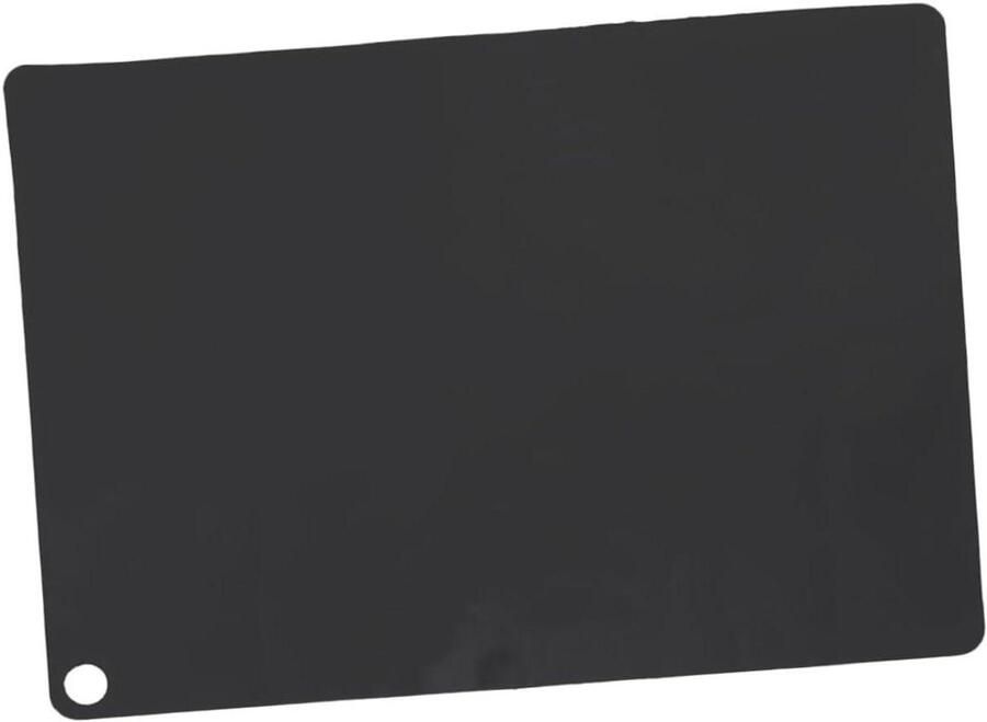 Inductiekookplaat Mat Pannen Onderlegger Bescherming Keuken Hittebestendig Siliconen 35 x 25 cm Zwart
