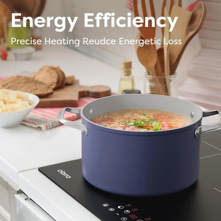 Inductiekookplaat met 3 Branders 6200 W Sensorbediening Touch Timer Glas Keramiek 9 Vermogensniveaus Kindveilige Functie Pauzefunctie