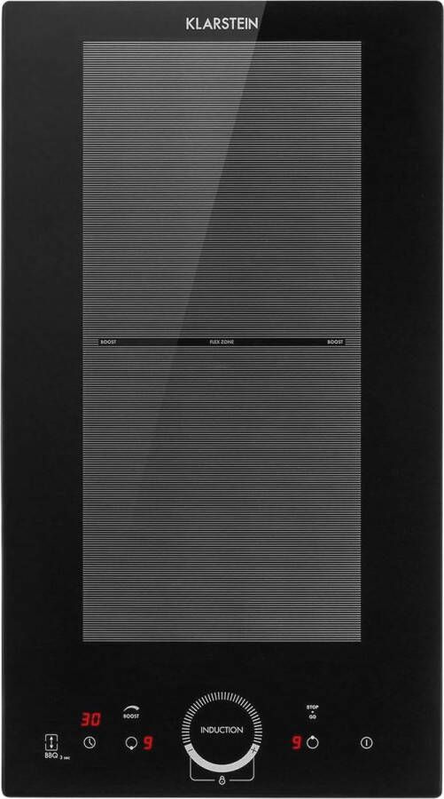 Inductiekookplaat met Flexzone 2 Kookzones 3500 Watt Glaskeramisch Sensor Touch