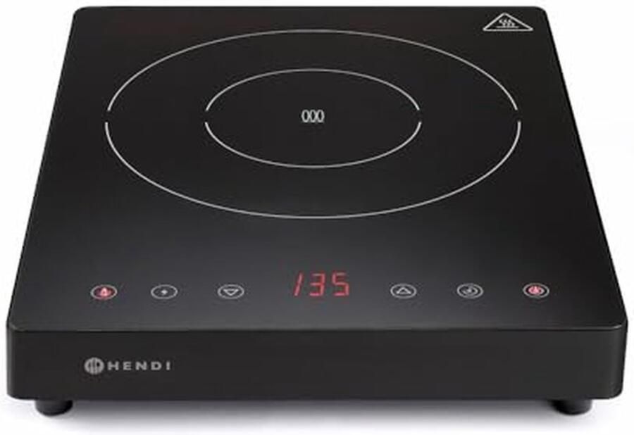 Inductie Kookplaat Elektrische Kookplaat Snel Koken Instelbare Temperatuur 29.7 cm breed Zwart