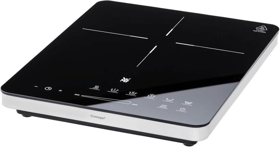 Inductiekookplaat Mobiele kookplaat Koken aan tafel Automatische panherkenning Tot 28 cm Zwart