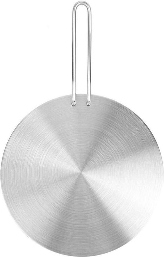 Inductiekookplaat Omvormerschijf Roestvrijstalen Warmteverspreider Inductiekookplaat Adapter Gas Omvormer Kookplaat (24cm)