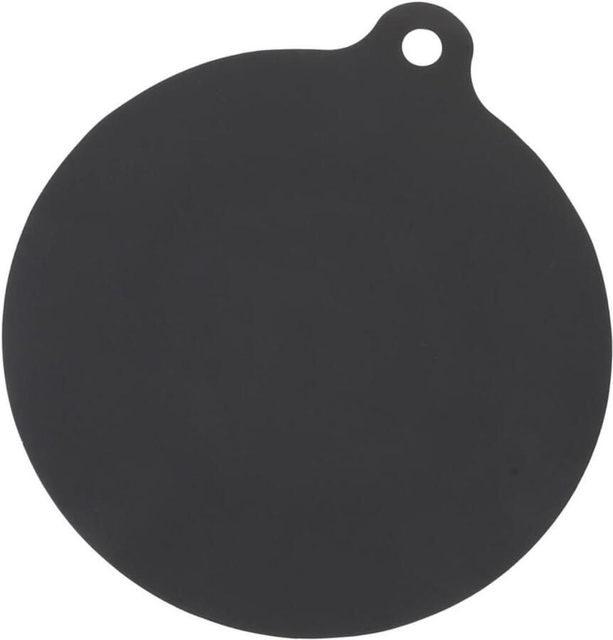 Inductiekookplaat Pad Kookplaat Mat Bescherming Kookplaat Hittebestendig Siliconen 21 x 18 cm Zwart
