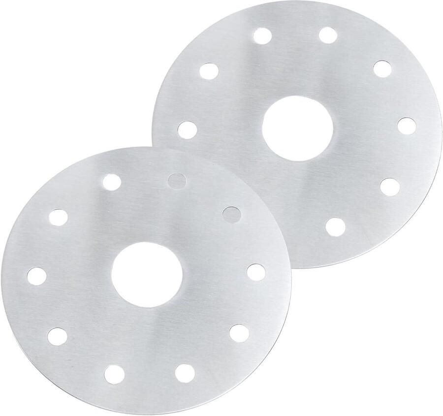 Inductiekookplaat Warmteverdeler Hitteverspreider Adapterplaat Gelijkmatig Koken Voor Niet-Magnetische Pannen 125 x 125 cm Zilver