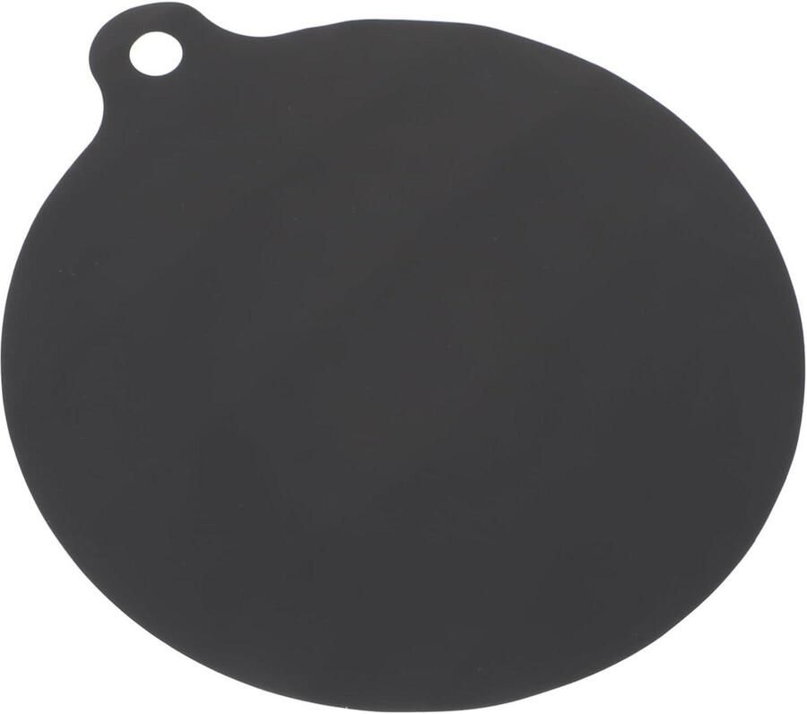 Inductiekookplaatmat Beschermmat Kookplaat Koken Beschermen Hittebestendig Siliconen 25x22CM Zwart