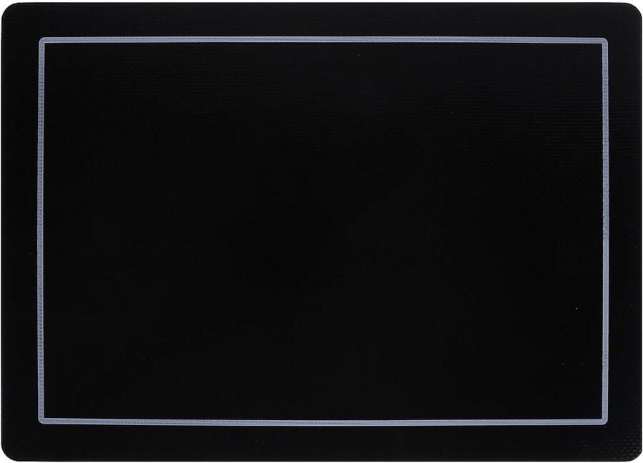 Inductiemat Kookplaatbeschermer Krasvrij Koken Antislip Oppervlak 35 x 25 cm Zwart