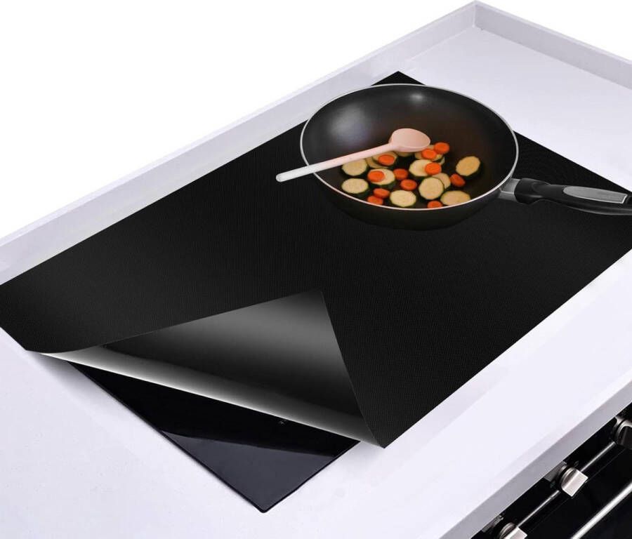 Inductiemat siliconen keukenbeschermmat inductiekookplaat fornuisbeschermmat 54 cm x 90 cm