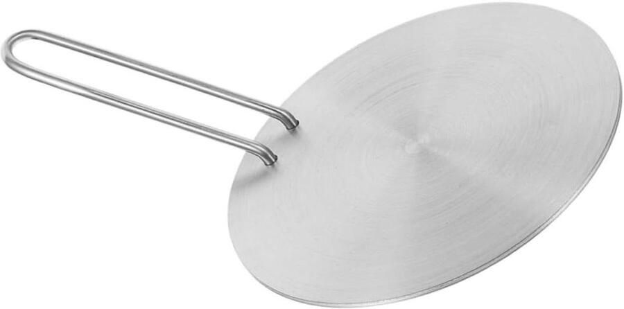 Inductieplaat Adapter Warmteverspreider Kookplaat Efficiënt Koken Gelijkmatige Warmteverdeling 36 x 23.5 cm Zilver