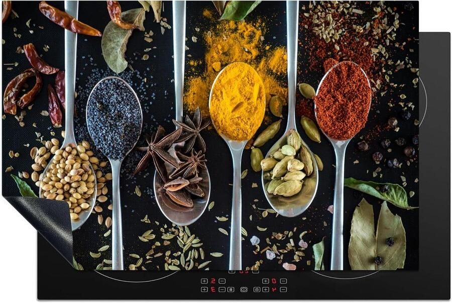Inductieplaat Beschermer Kookplaat Mat Keuken Decoratie Extra Werkruimte 80x52 cm Multicolour