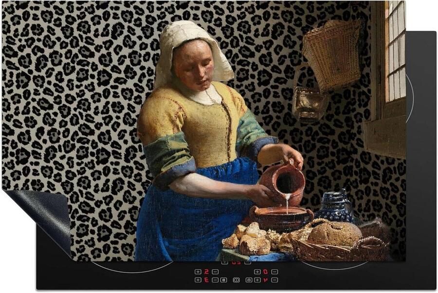Inductieplaat Beschermer Kookplaat Mat Keuken Decoratie Unieke Kunst Print 80x52 cm Multicolor