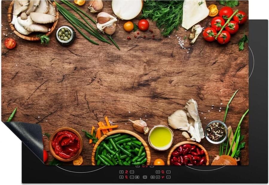 Inductieplaat Beschermer Kookplaat Mat Keuken Werkruimte Kras- en Vuilafstotend 76x51.5cm Multicolor