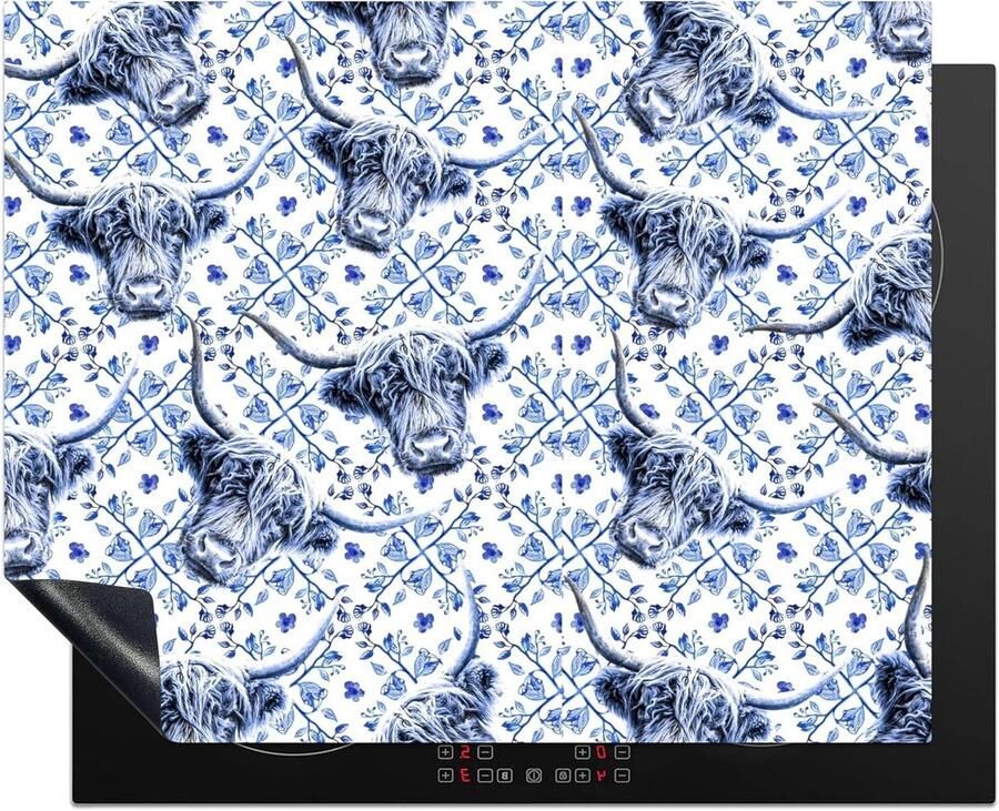 Inductieplaat Protector Kookplaat Cover Keuken Beschermen Unieke Fotoprint 65x52 cm Multicolor