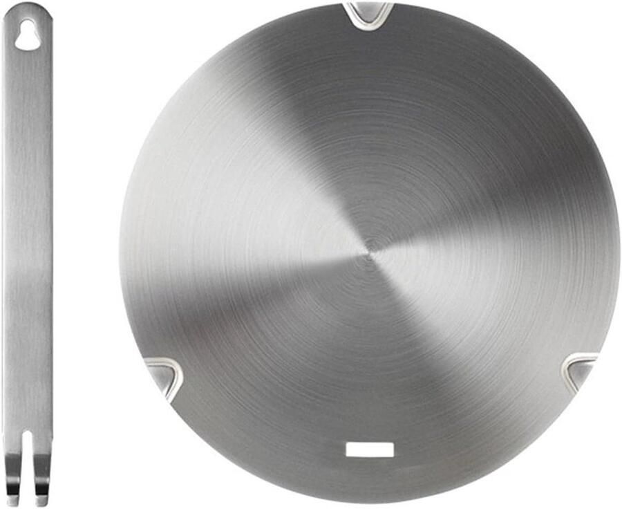 Inductieplaat Warmteverspreider Roestvrij Staal Inductie Adapter Koken Diffuser Geschikt voor Thuis Keukens Distributeur