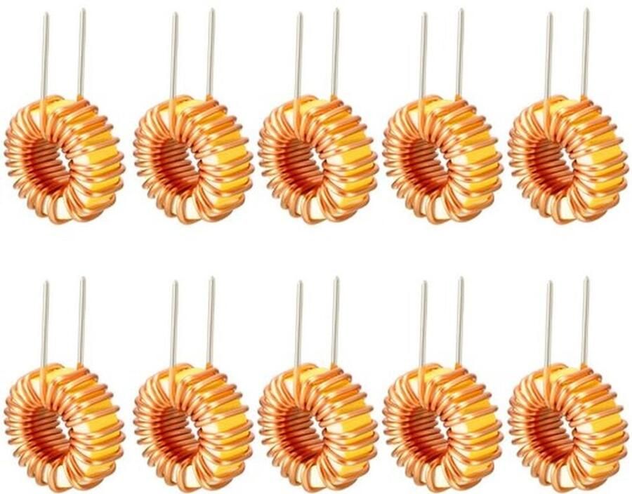 Inductiespoel met magnetische werveldraad één laag wondwind 100 uh 20 A 10Pcs 22uH 5A