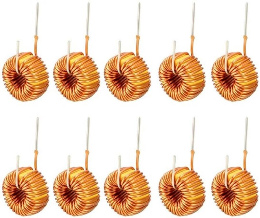 Inductiespoel met magnetische werveldraad één laag wondwind 100 uh 20 A 10Pcs 68uH 5A