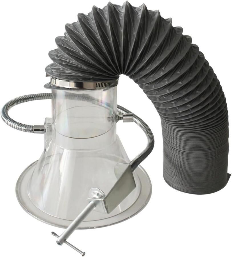 Industriële afzuigkap voor lasrook met PVC buis van 2 meter Mobiele fume extractor voor werkplaats en soldeerwerk