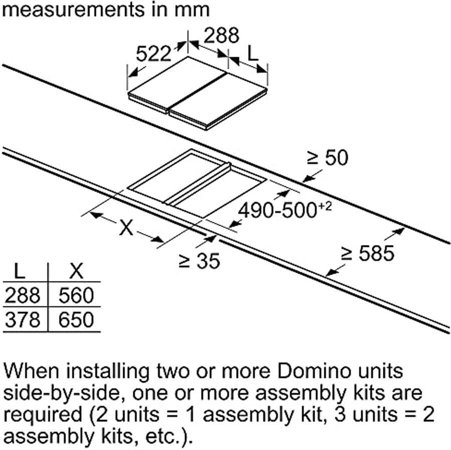 Ingebouwde keramische kookplaat 1200 W zwart 15 cm