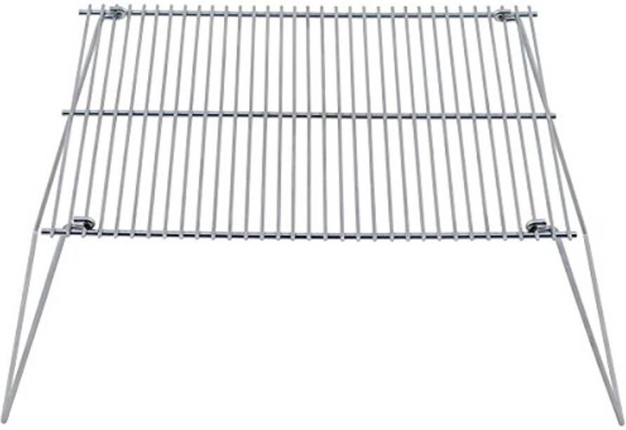 Inklapbaar Grillrooster 38 x 25 cm voor Buiten Perfect voor Strand en Camping