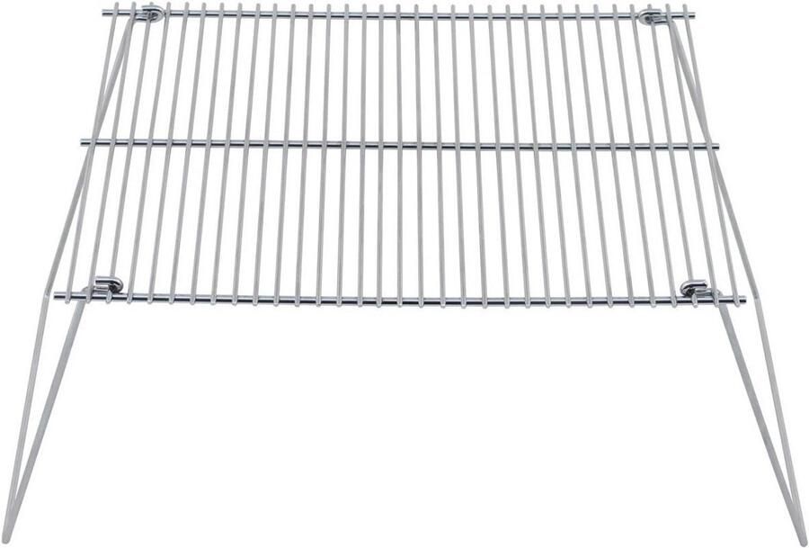 Inklapbaar Grillrooster 38 x 25 cm voor Buiten Perfect voor Strand en Camping