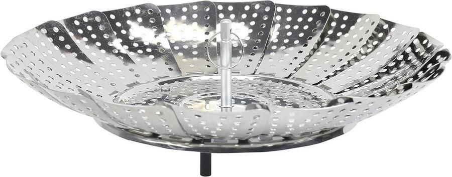 Inklapbare Stoommand RVS voor Pannen Universele Groentestomer