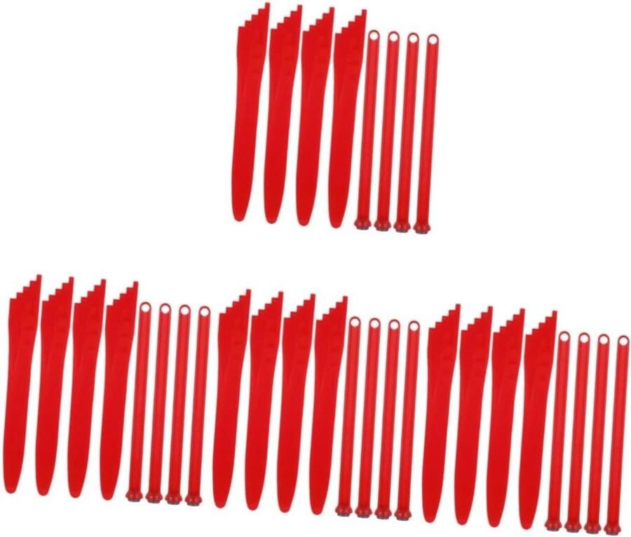 Inmaak Tool Kit Keuken Accessoires Zelf Inmaken Met Magnetische Lifter 32 Stuks Rood