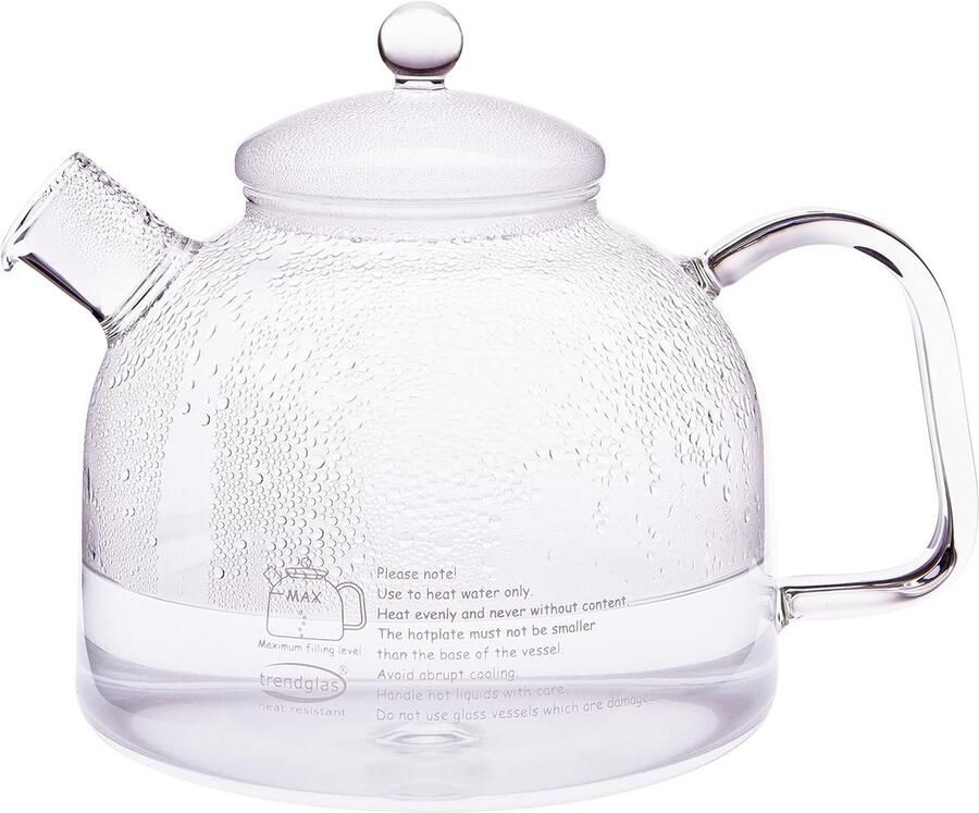 Innovatieve Waterkoker van Borosilicaatglas (1 75L) Geschikt voor Alle Warmtebronnen