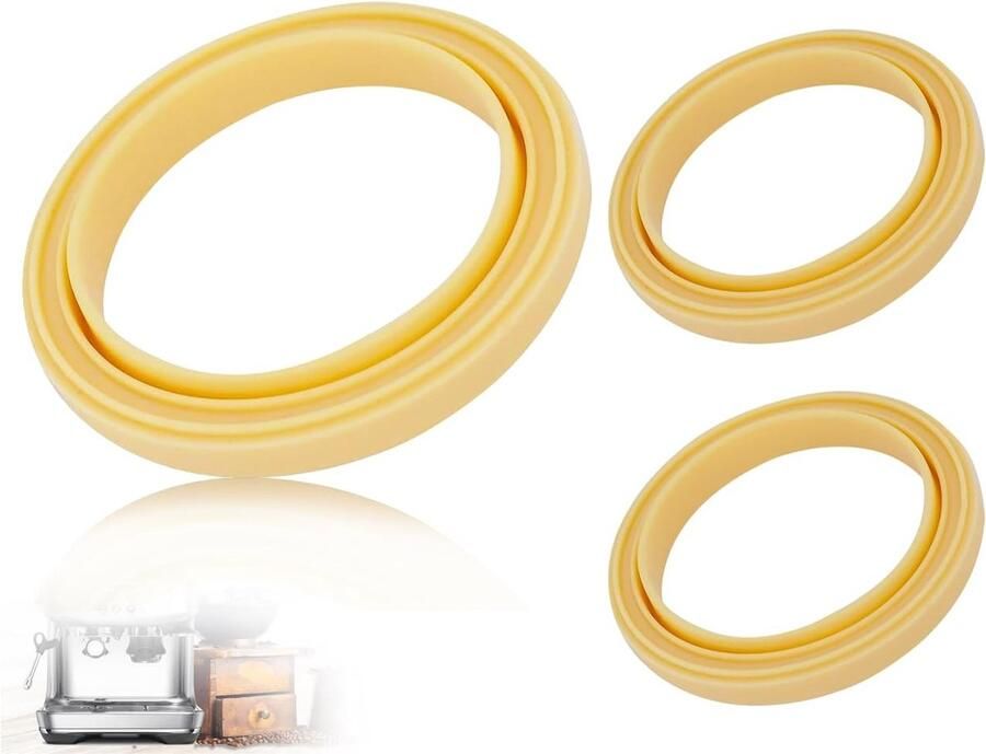 Inovra- Afdichtring 2 stuks Siliconen Afdichting O-ring Koffiemachine Afdichtingen Reserveaccessoires Levensmiddelenkwaliteit
