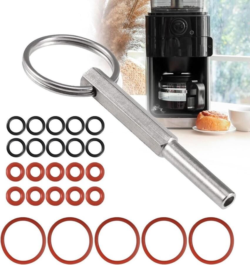 Inovra Plus Afdichtingsringen voor Zetgroep met Ovale Kopsleutel 25 stuks Reparatie O-ringen Koffiemachine Onderdelen Jura Krups AEG Compatibel