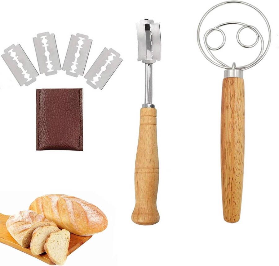 Inovra Plus Broodsnijder en Deegklopper met 5 messen voor Bakkers