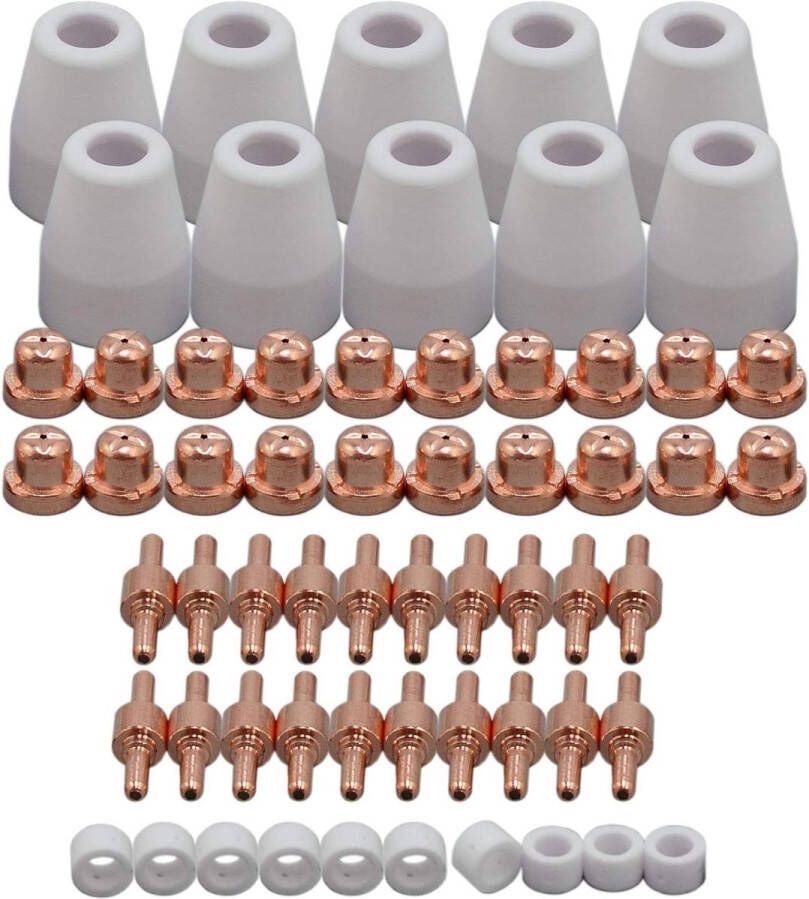 Inovra Plus Plasma-elektrode Tip Mondstuk Snijden Verbruiksartikelen voor snijmachine 60 stuks Voor CUT50D CUT-40