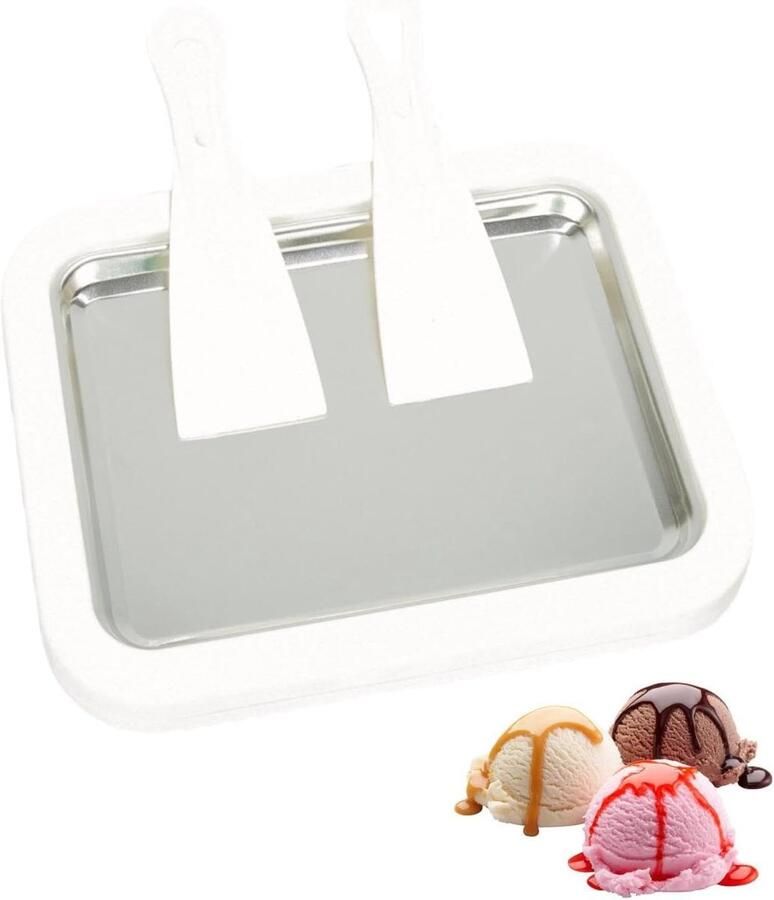 Snelle ijsmachine Dessert maker Zelf ijs maken Krachtig koelmiddel 12 Ounces Wit
