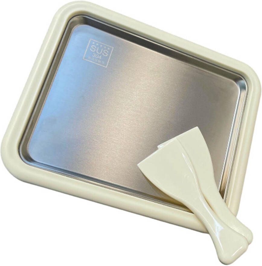 Instant RoliJsmachine met Professionele Koelplaat Snelle IJsbereiding Gemakkelijk Te Reinigen