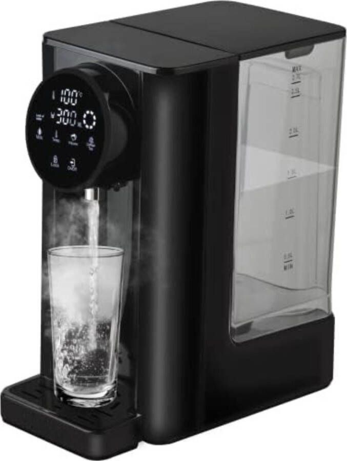 Instant Waterkoker Heetwaterdispenser Heetwatertap Warmwaterdispenser Kokend Water Dispenser 2 7 liter 7 Temperatuurinstellingen Zwart