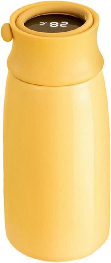 Intelligente Beker Roestvrijstalen Waterkoker Dranken Warm Houden Temperatuur Display 360ml Geel