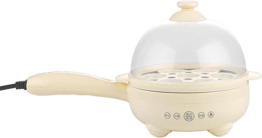 Intelligente Eierkoker Stoomoven Multifunctioneel Perfect Koken Aanpasbaar Meerlagig 31x21x10 cm Melkwit