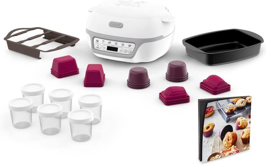 Intelligente Taartmachine Bakmachine Gebak Zelf Bakken Thuis 5 Automatische Programma's Maxi Pack Zilver