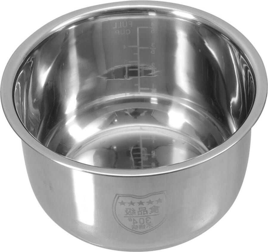 Inzetstuk voor Rijstkoker Zilver Roestvrij Staal Universeel