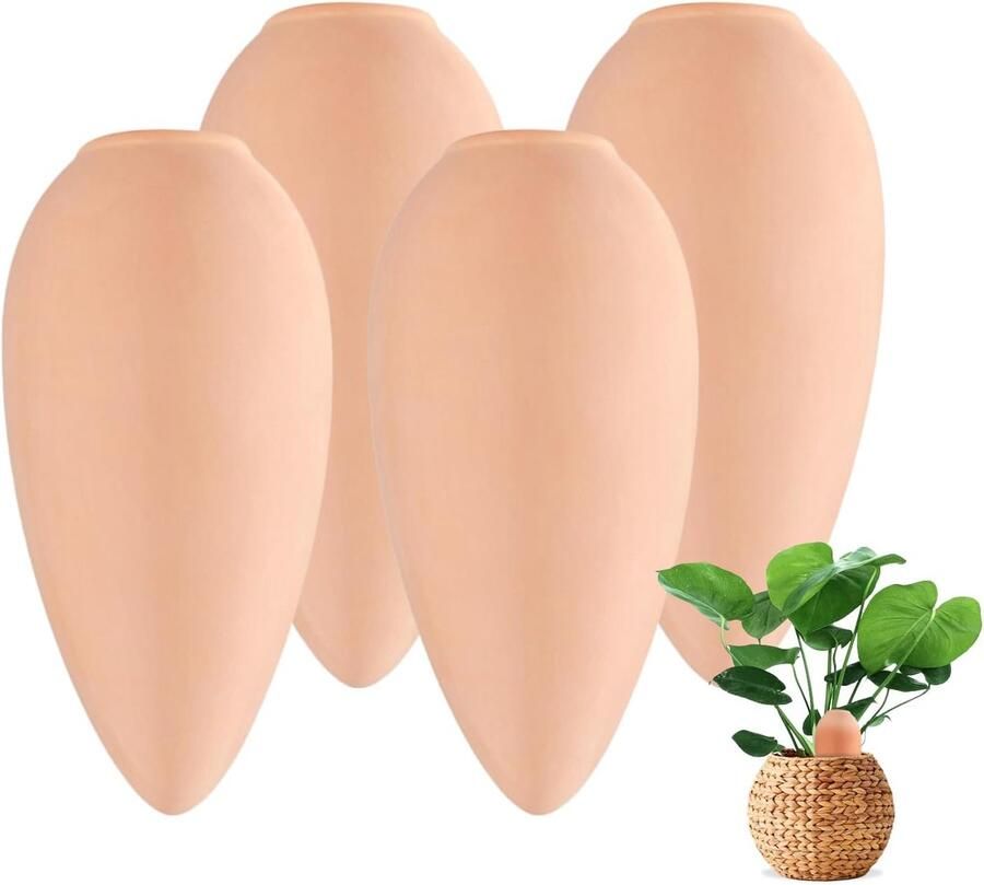 Irrigatie van planten op vakantie irrigatie van planten op vakantie set met 4 irrigatiekegels voor planten druppelirrigatieset automatische irrigatie voor kamerplanten voor binnen en buiten tuin