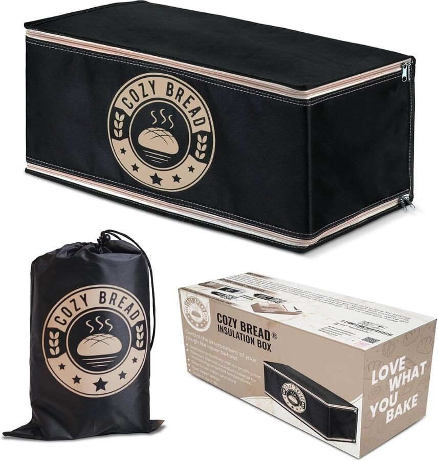 Isolatie Box Rijsmachine Deeg Brood Rijzen Efficiënt Ontwerp 25x53x23 cm Zwart