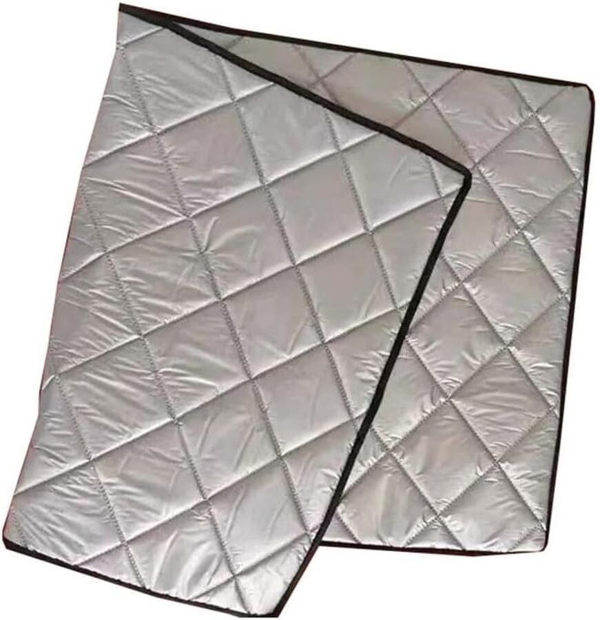 Isolatiegordijn Ijsmachine Afdekking Tankdeur Koude Lucht Behouden Stofdichte Bescherming 100 x 260 cm Zilver