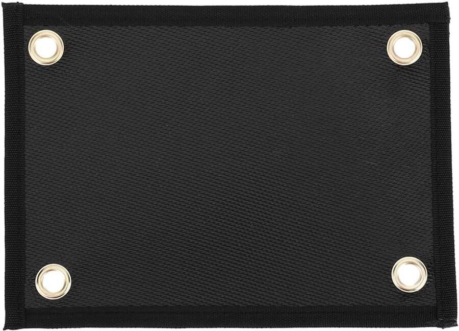 Isolatiemat Grill Onderlegger Vuur Buiten Koken Hittebestendig 800°C 21 x 15 cm Zwart