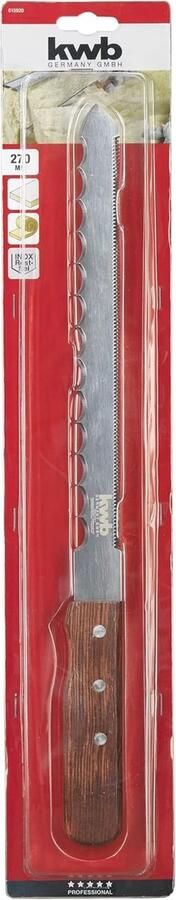 Isolatiemes voor Elektrisch Gereedschap Gekarteld Dubbel Snijblad 270 mm met Houten Handvat - Foto 1