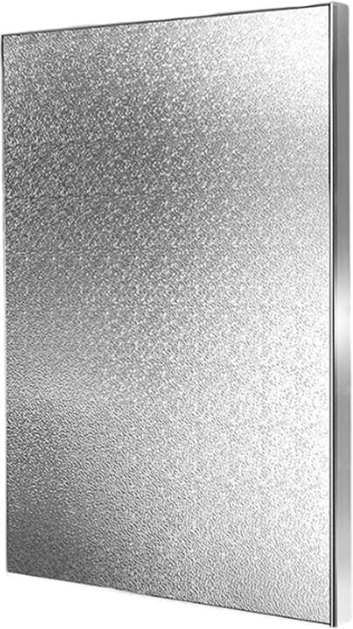 Isolatiepaneel Gasfornuis Hittebescherming Keuken Werkblad Beschermen Zelfklevend Aluminium Maten Zilverkleurig